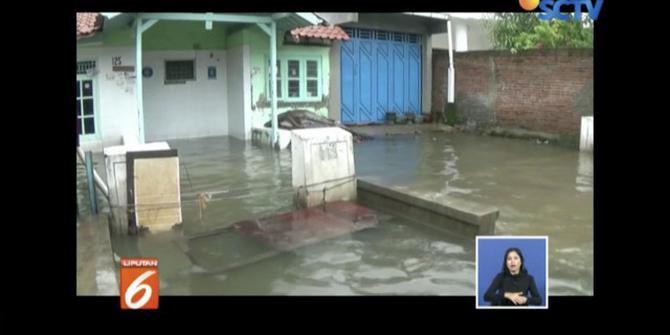 Banjir Rendam Ratusan Rumah di Tegal Diduga Buruknya Sistem Drainase