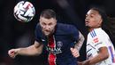Pemain asal Slovakia itu kemudian pindah ke PSG pada musim panas 2023. Ia menjadi pemain reguler musim lalu dan berkontribusi membawa Les Parisien menjuarai Ligue 1 serta Coupe de France. (AFP/Franck Fife)