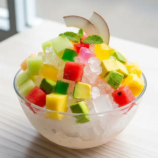 Es Buah Air Kelapa (Gemini AI)