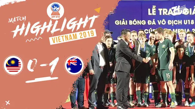 Berita Video Kalahkan Malaysia di Final dengan skor tipis 1-0, Australia Juara Piala AFF U-18 2019