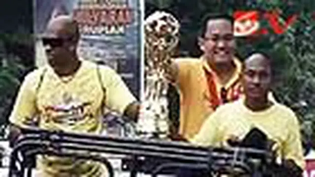 Warga Palembang Sambut Kemenangan Sriwijaya FC