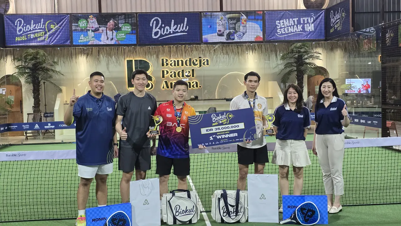 Rich Padel sukses menjadi juara usai memenangi persaingan sengit di final