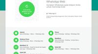 Tampilan WhatsApp Web yang kini mendukung pengguna iOS (Sumber : web.whatsapp.com)
