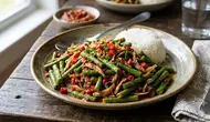 Resep Kacang Panjang Tumis Pedas yang Gurih Renyah