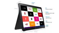 Perusahaan asal Negeri Ginseng itu memperkenalkan tablet terbaru, Galaxy View, yang memiliki layar 18,4 inci.