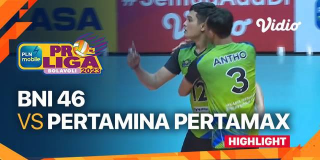 VIDEO: Kalahkan Jakarta BNI 46, Jakarta Pertamina Pertamax Raih Kemenangan Perdana di PLN Mobile Proliga 2023