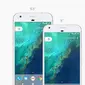 Perbandingan ukuran Google Pixel dan Google Pixel XL (Sumber: Business Insider)