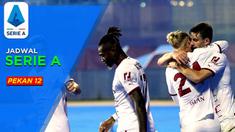 Berita Motiongrafis tentang Jadwal Lengkap Liga Italia Pekan 12, Ambisi AC Milan Raih Kemenangan di Kandang Torino.