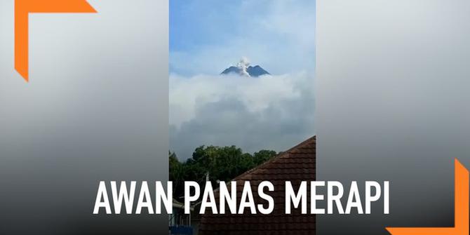 VIDEO: Momen Gunung Merapi Keluarkan Awan Panas Terekam Kamera