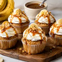 Resep Cupcake Pisang Karamel dengan Krim Susu (AI Generated)