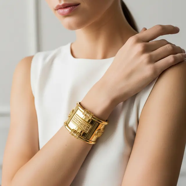9 Model Gelang Emas yang Kuat,