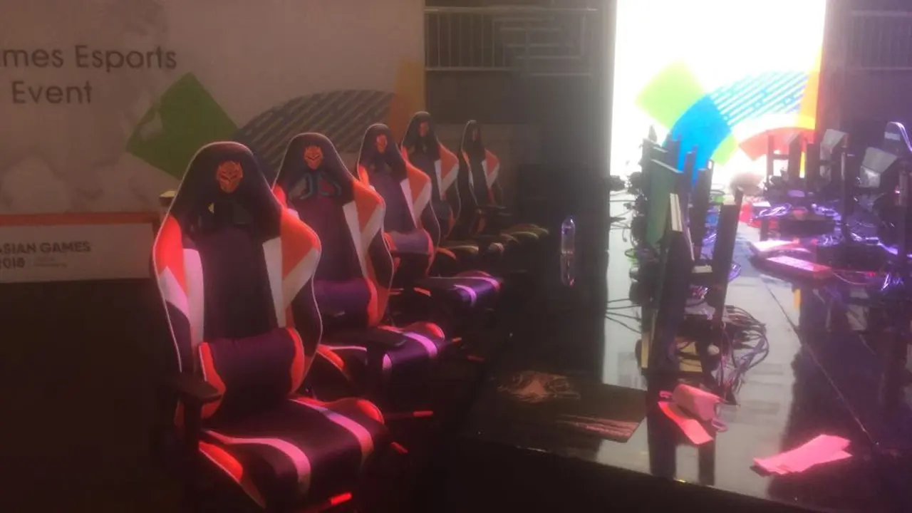Ilustrasi E-Sports di Asian Games 2018 Jakarta-Palembang.