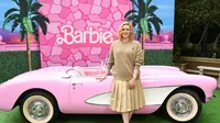 Greta Gerwig, sutradara film Barbie menghadiri siaran pers untuk "Barbie" di Four Seasons Hotel Los Angeles di Beverly Hills pada 25 Juni 2023 di Los Angeles, California. (JON KOPALOFF / GETTY IMAGES NORTH AMERICA / GETTY IMAGES VIA AFP)