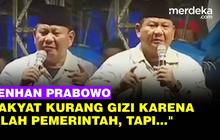 VIDEO: [FULL] Prabowo Bela Jokowi Depan Cak Nun, Akui Pemerintah Salah Soal Stunting