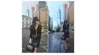 Gaya Cetar Syahrini saat Liburan di Amerika