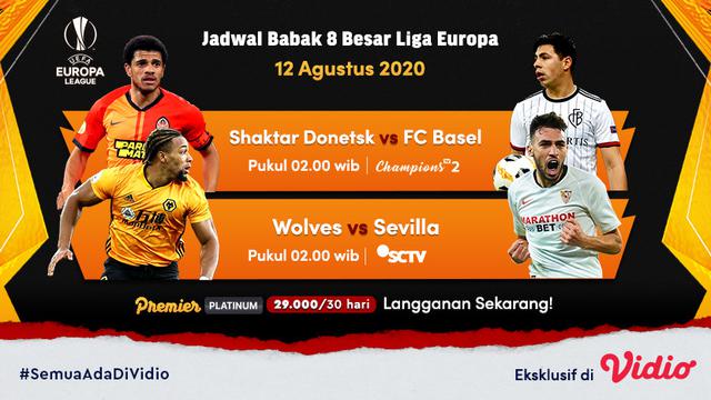 Jadwal Liga Europa 2019/20 Babak Perempat Final