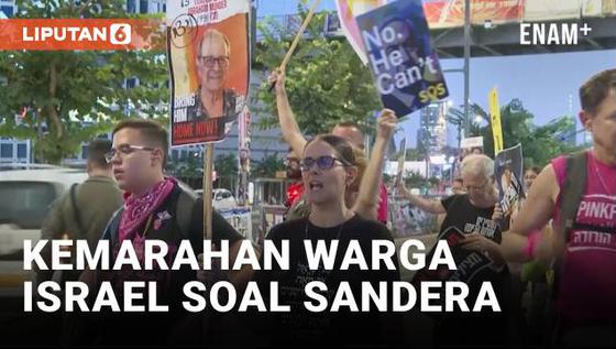 VIDEO: Ratusan Warga Israel Desak Kesepakatan Pembebasan Sandera di Gaza