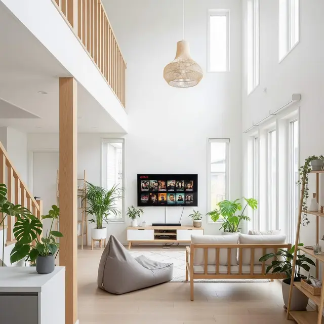 Rumah Sederhana 2 Lantai Minimalis dengan Area Netflix & Chill