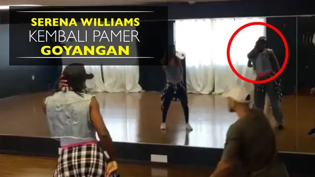 Video petenis Amerika Serikat, Serena Williams, kembali pamer goyangan dan kali ini bukan twerking.