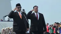Hari Pahlawan Ketua DPD RI Oesman Sapta Pimpin Upacara Tabur Bunga Di Laut Jakarta