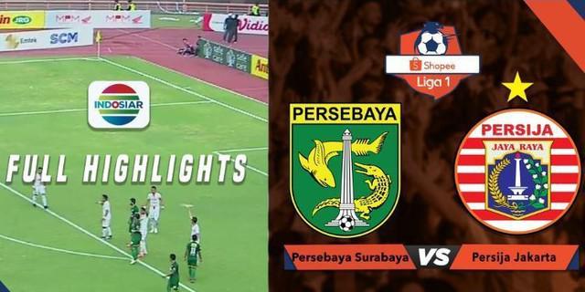 VIDEO: Highlights Liga 1 2019, Persebaya Vs Persija 1-1