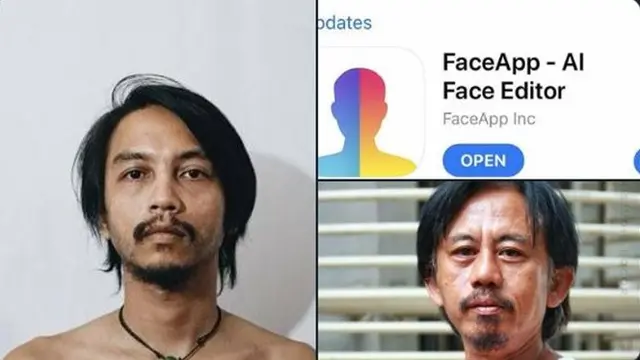 5 Foto Parodi Seleb Muda Pakai Aplikasi 'Wajah Tua' Ini Bikin Senyum Nyengir