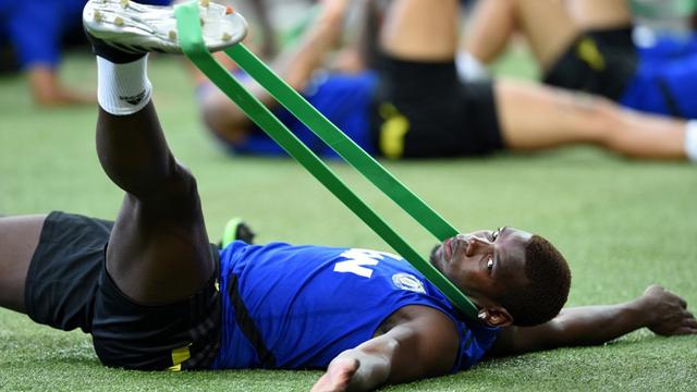 Gelandang Manchester United, Paul Pogba.