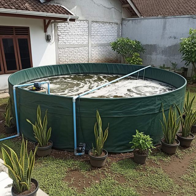 Desain Halaman Belakang untuk Ternak Lele