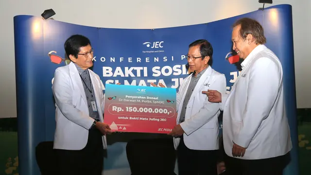 Tingkatkan Kualitas Hidup Penyandang Strabismus, JEC Beri Operasi Mata Juling Gratis