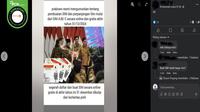 Gambar tangkapan layar&nbsp;kabar tentang Prabowo mengumumkan pembuatan dan perpanjangan SIM gratis pada 31 Desember 2024. (sumber: Facebook)