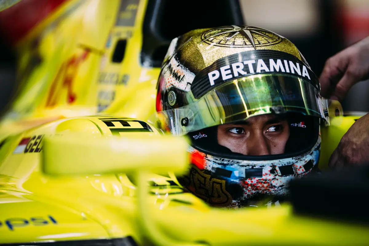 Pembalap Pertamina Campos Racing Sean Gelael (GP2 Media Service)