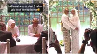 Viral Pasangan Ini Menikah Lagi Usai 6 Tahun Cerai, Sang Anak Turut Mendampingi