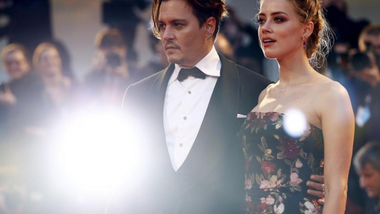 Kemesraan Johnny Depp dan Amber Hard hadiri Venice Film Festival