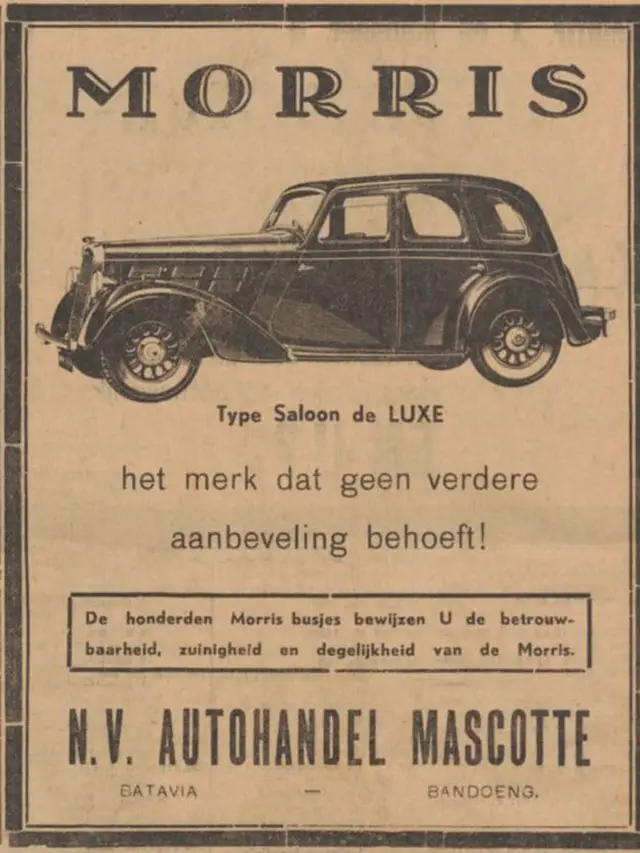 Iklan jadul otomotif (Istimewa)