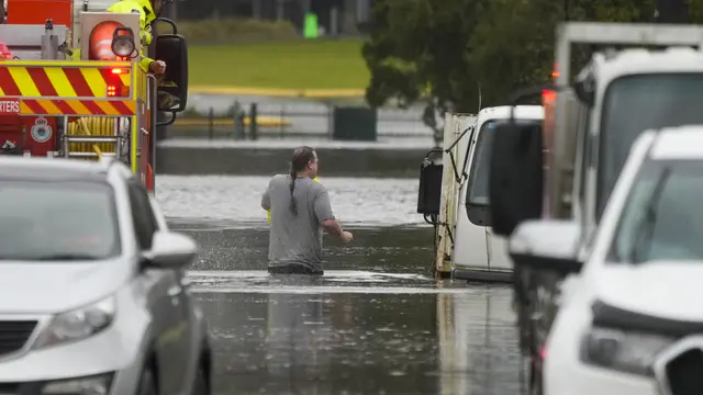 Penampakan Banjir yang Melanda Sydney