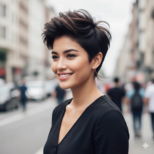 Textured Pixie Cut (Gemini AI)