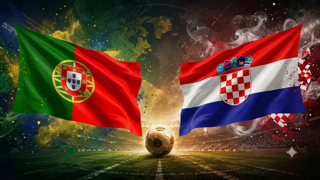 Ilustrasi Portugal Vs Kroasia