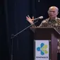 Menko PMK Muhadjir Effendy saat membuka acara Rapat Kerja Kesehatan Nasional (Rakerkesnas) Tahun 2020 di JIExpo Kemayoran, Jakarta, Rabu (19/2/2020). (Dok Kementerian Koordinator Bidang Pembangunan Manusia dan Kebudayaan)