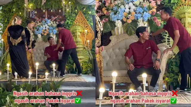 7 Momen Pernikahan Bule dengan Adat Jawa, Full Bahasa Inggris Hingga Pemotretan Pakai Bahasa Isyarat