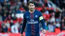 Setelah sempat ke Barcelona, Maxwell pindah ke PSG pada 2012. Ia bermain selama enam musim dan ikut membangun dominasi PSG di Ligue 1. (AFP/Thomas Samson)