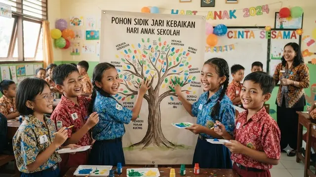 Membuat Pohon Sidik Jari Kebaikan (AI Generated)