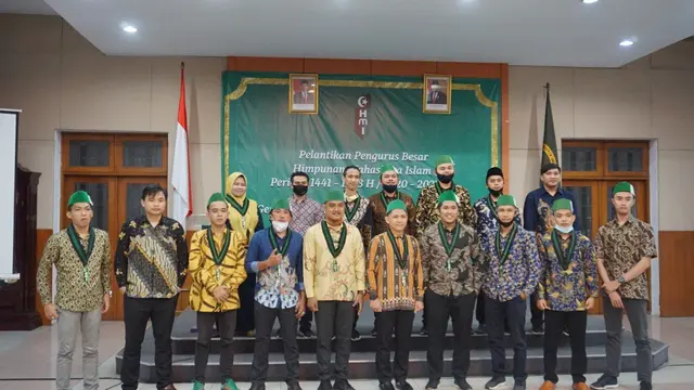 PB HMI MPO periode 2020-2022 menggelar pelantikan pengurus di Pandopo Bupati Tangerang, Jumat 26 Juni 2020. (Istimewa)