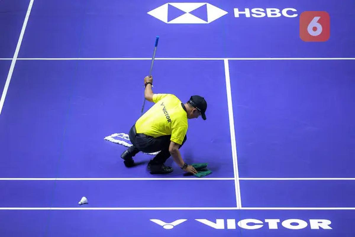 Foto: Nuansa Baru Indonesia Open 2025, Court Biru dan Karpet Abu-Abu