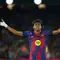 Selebrasi Lamine Yamal dalam laga Barcelona vs Celta Vigo di Liga Spanyol 2025/2026, Kamis (23/4/2026). (AP Photo/Joan Monfort)