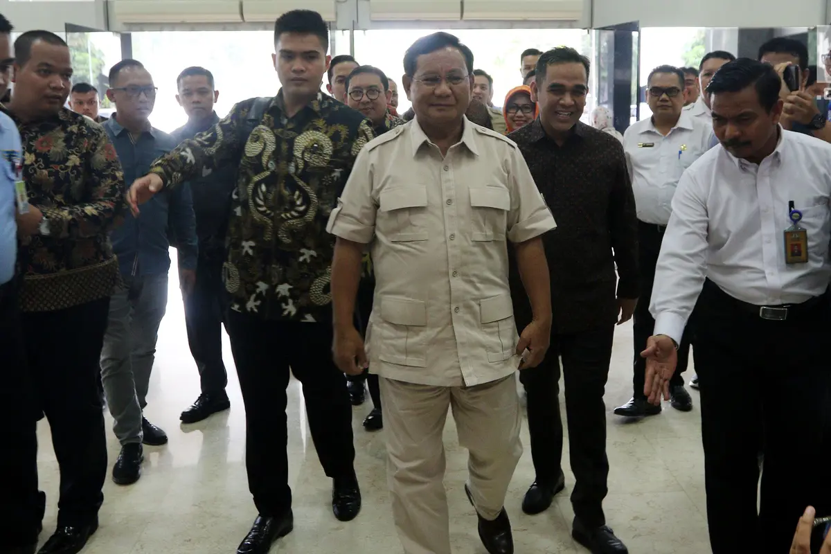Sambangi DPR, Prabowo Bahas Serangkaian Teror di Tanah Air