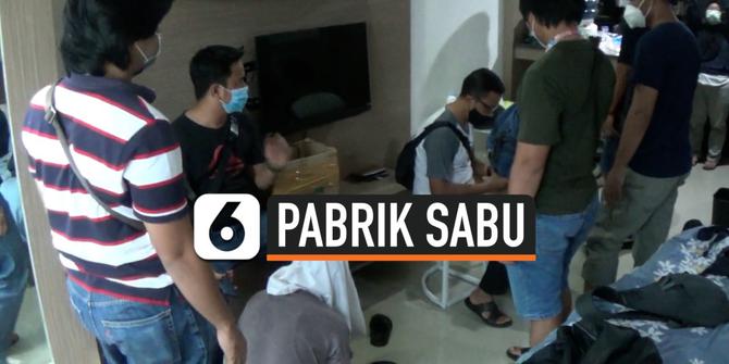 VIDEO: Penggrebekan Pabrik Sabu di Sebuah Apartemen di Batam