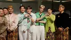 Xodiac tampil dengan tiga anggotanya yaitu Zayyan, Hyunsik dan Leo. Zayyan sendiri diketahui merupakan Warga Negara Indonesia yang saat ini sedang berkarier di Korea sebagai anggota boy band. (Foto: Instagram/ jimboengbakoelsoto)
