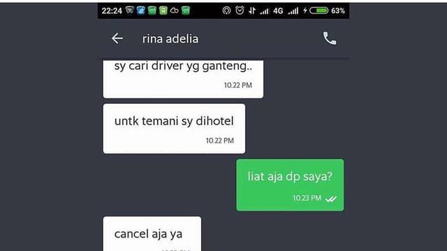 7 Chat Batalkan Pesanan Ojek Online Ini Bikin Ngakak