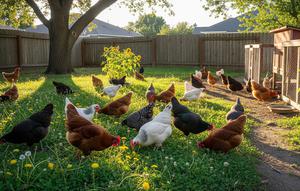 Ilustrasi Ternak Ayam Kampung Organik/Gemini AI