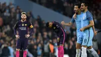 Ilkay Gundogan mencetak dua gol dalam kemenangan City atas Barcelona, Rabu (2/11/2016). (PAUL ELLIS / AFP)